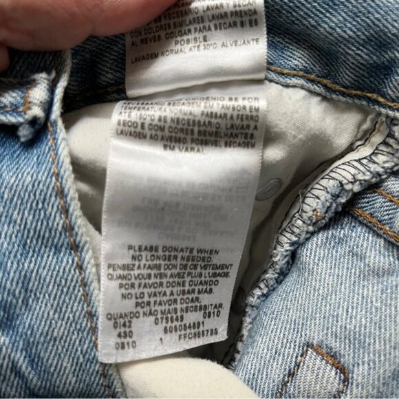 Vintage Levi’s 505 Straight Fit Light Blue Men's Jeans Sz 36 - Picture 8 of 13